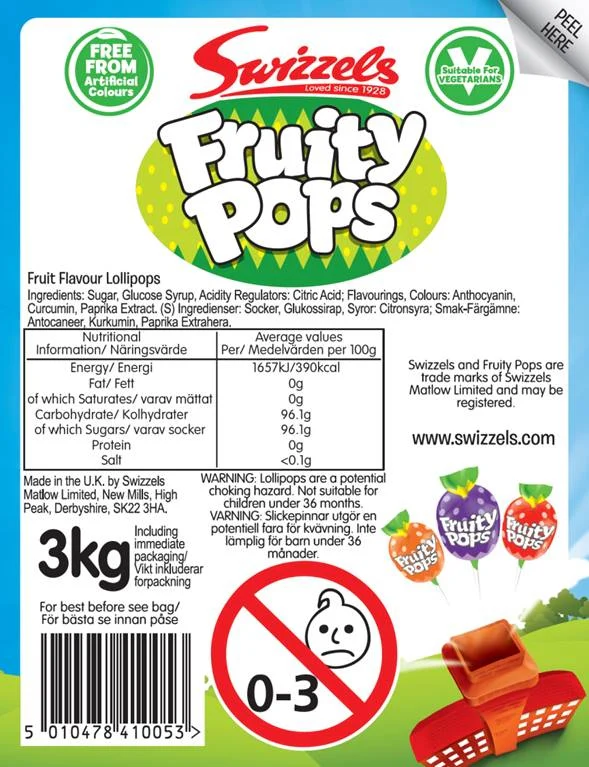 Fruity Pops 3kg Mega Party Pack - Image 3
