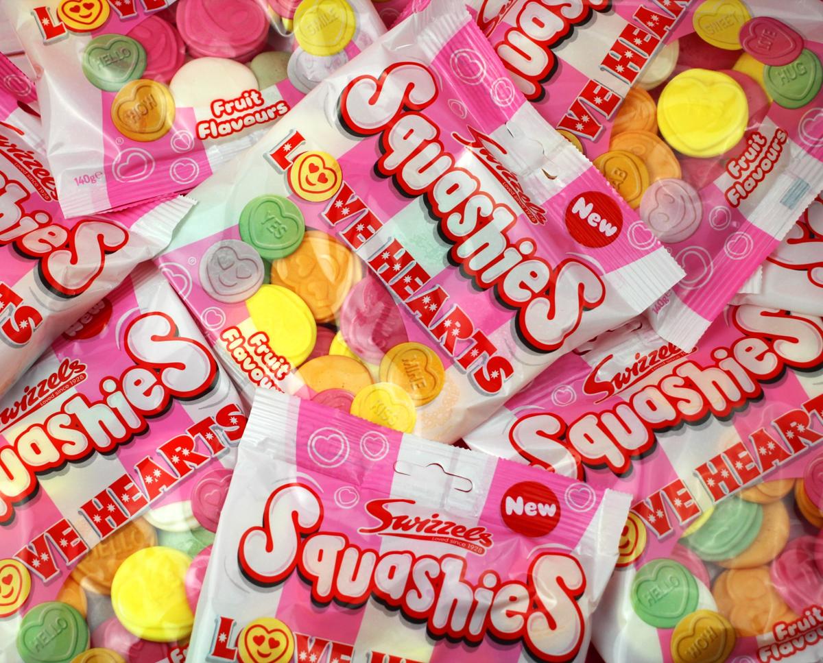 Squashies Love Hearts Flavour Box 12 x 140g Bags - Image 5