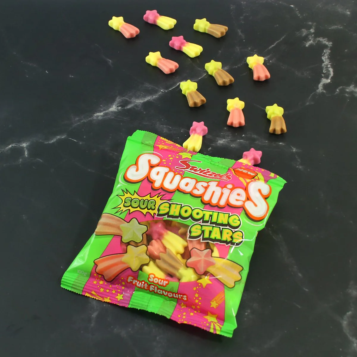 Squashies Shooting Stars Box. 12 x 100g Bags - Image 3